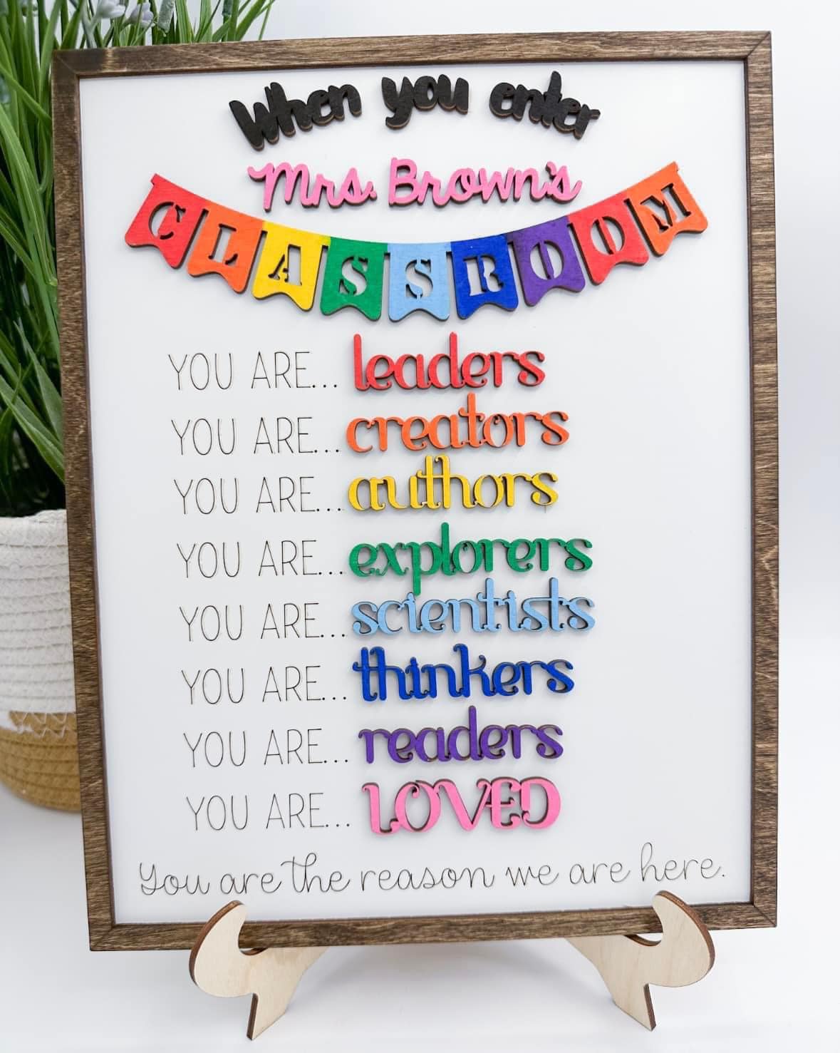 WHEN YOU ENTER.. TEACHER SIGN