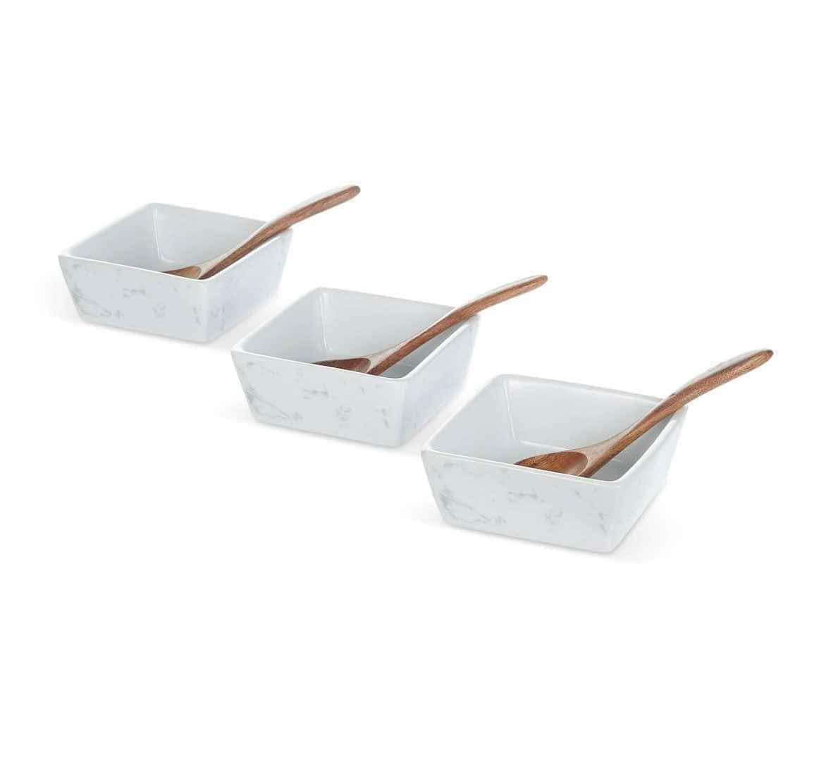Marble Charcuterie Serving Board Set- 11 piece set
