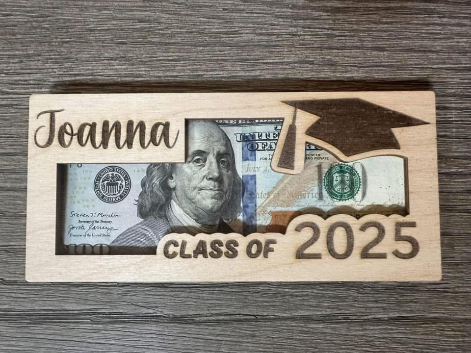 Graduation card and cash holders