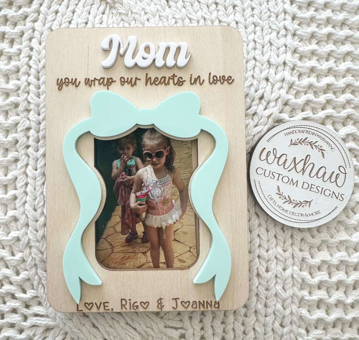 Mothers Day Magnet/Visor Clip- bow style