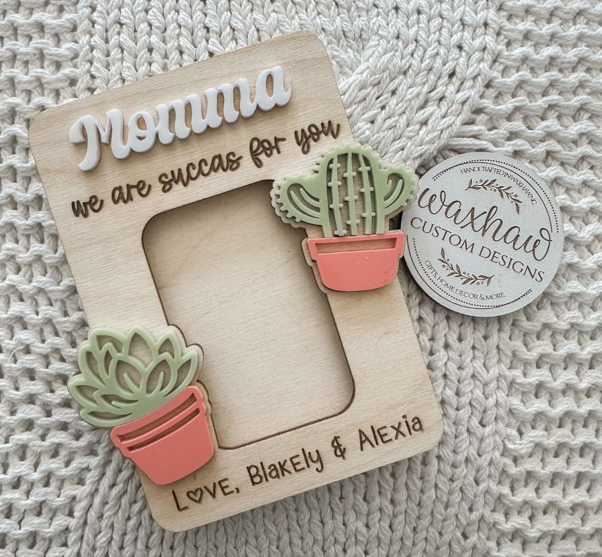 Mothers Day Magnet/Visor Clip- succa style