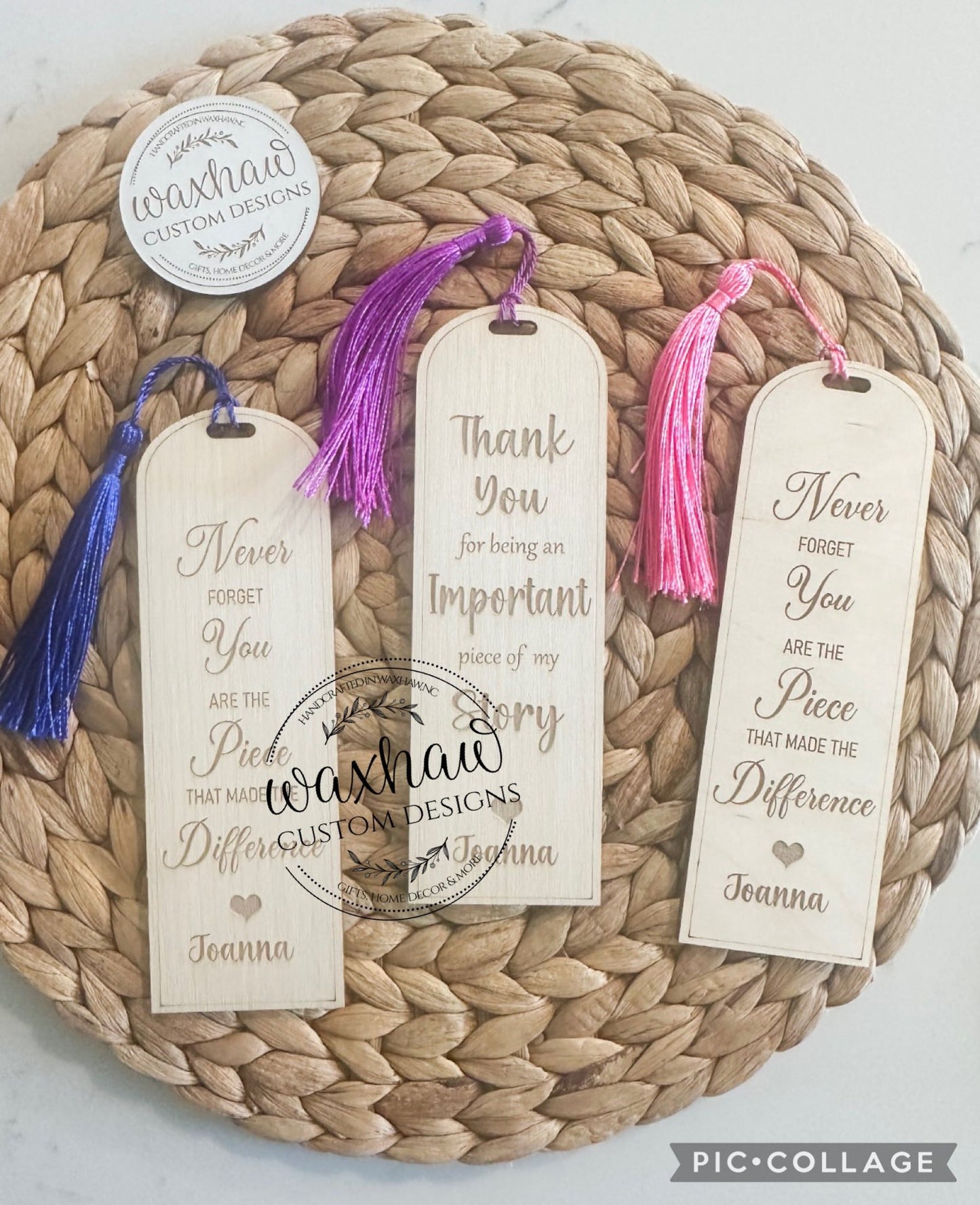 Appreciation/Thank You Bookmarks