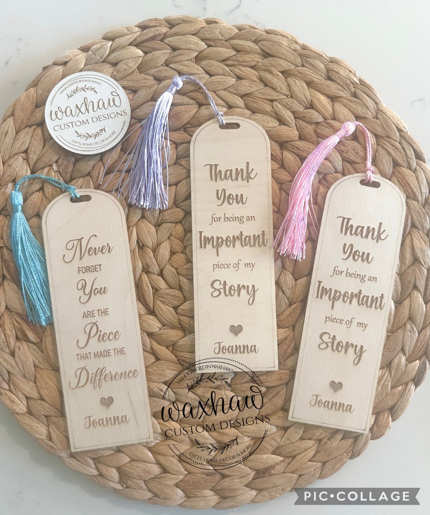 Appreciation/Thank You Bookmarks