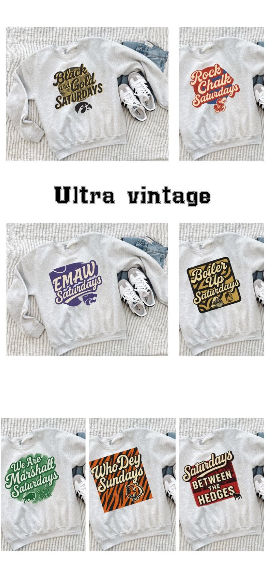 ULTRA VINTAGE TEES/SWEATSHIRTS