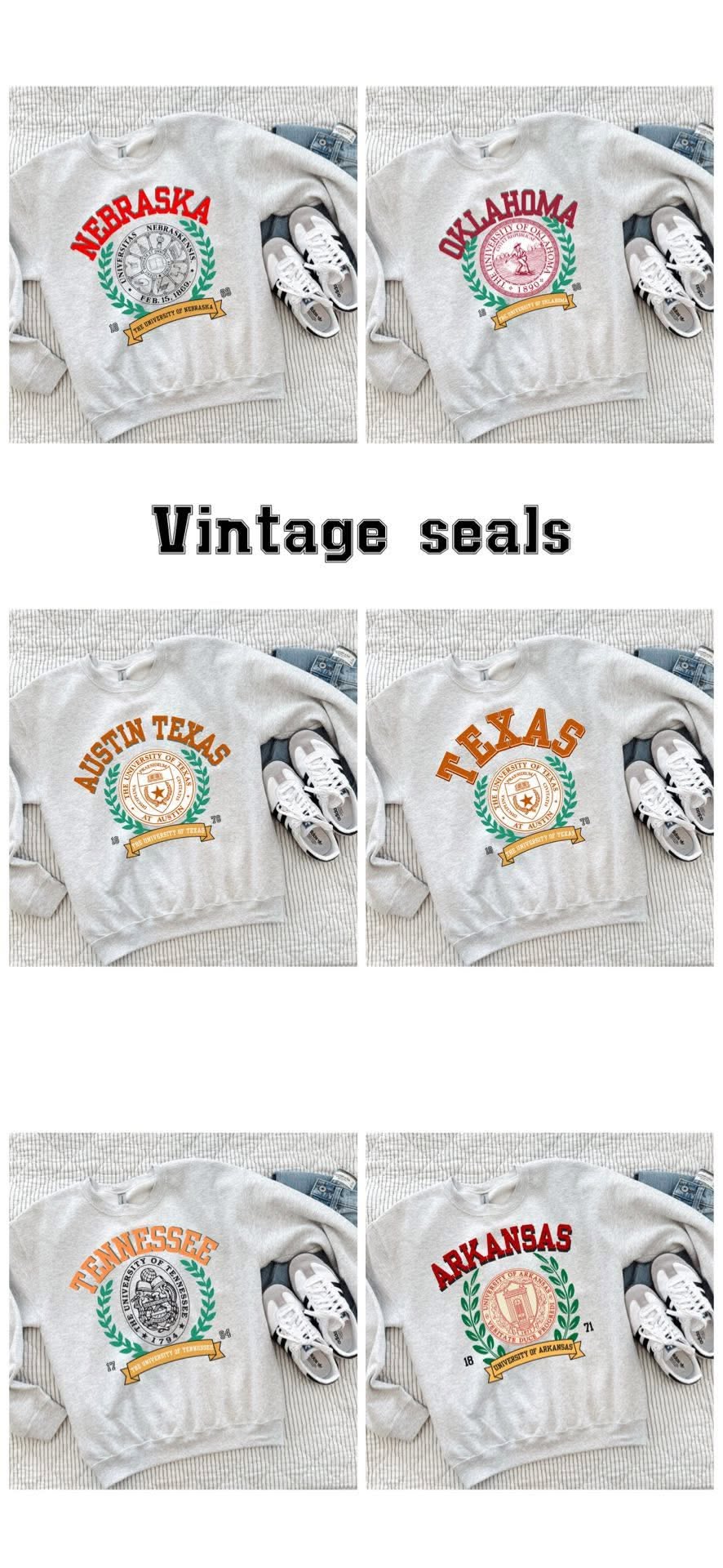 VINTAGE SEAL TEES/SWEATSHIRTS