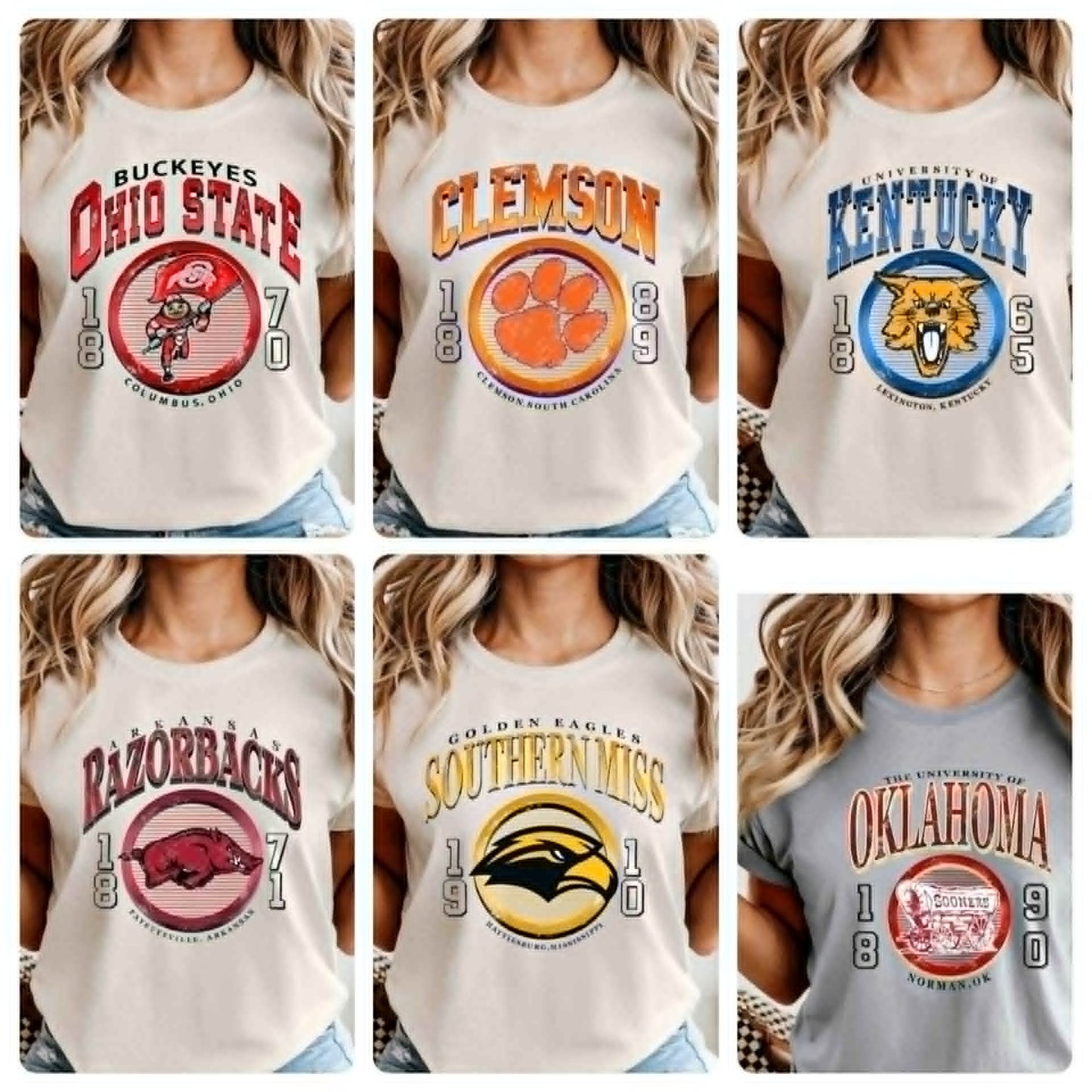 SPORT UNIVERSITY TEES/SWEATSHIRTS