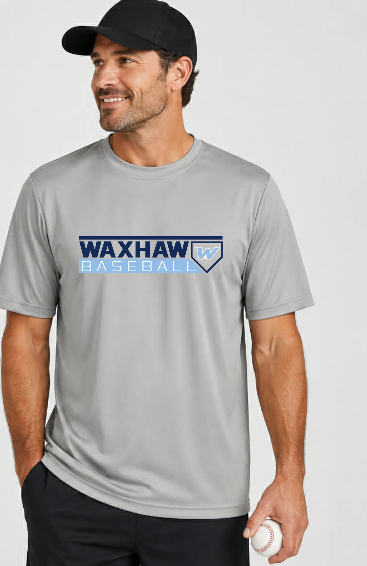 WAXHAW BASEBALL- MENS/YOUTH Performance ROUND NECK T-Shirt