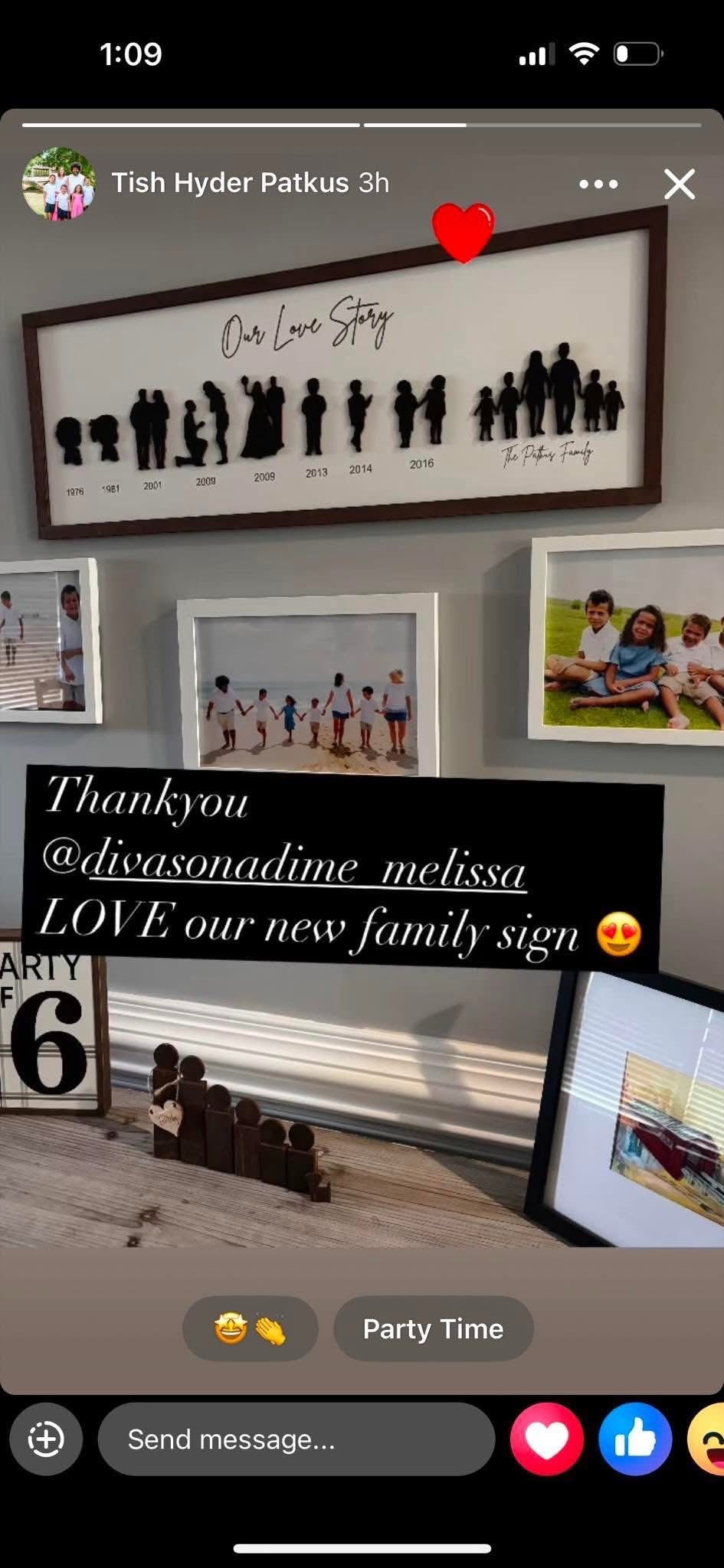 Our Story Sign