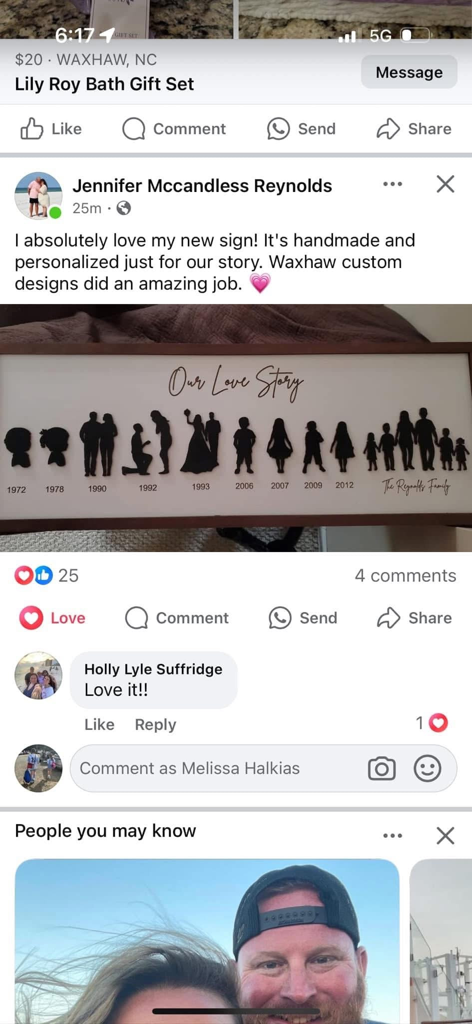 Our Story Sign