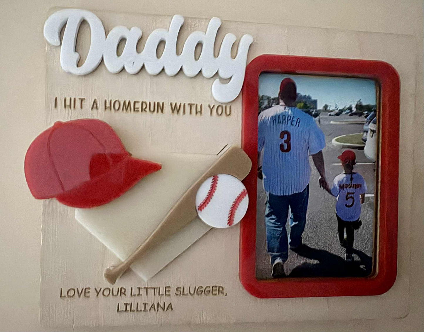 YOU'RE A HOME RUN PHOTO SIGN