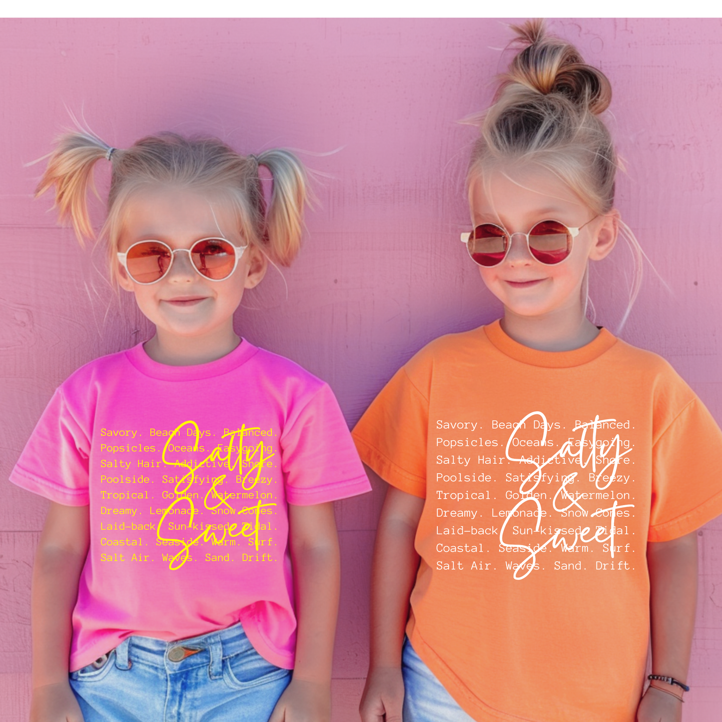 salty and sweet t-shirts