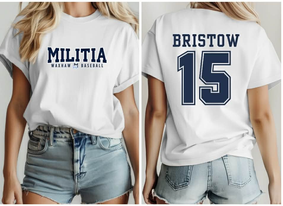 WAXHAW BASEBALL MILITIA T-SHIRT - GILDAN BRAND
