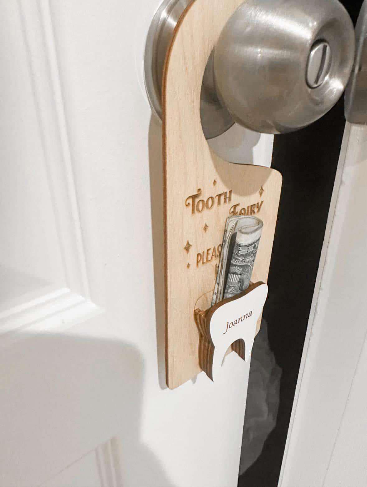 Tooth Fairy Door knob Hanger