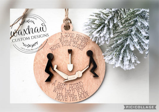 FUNNY FRIENDSHIP ORNAMENT