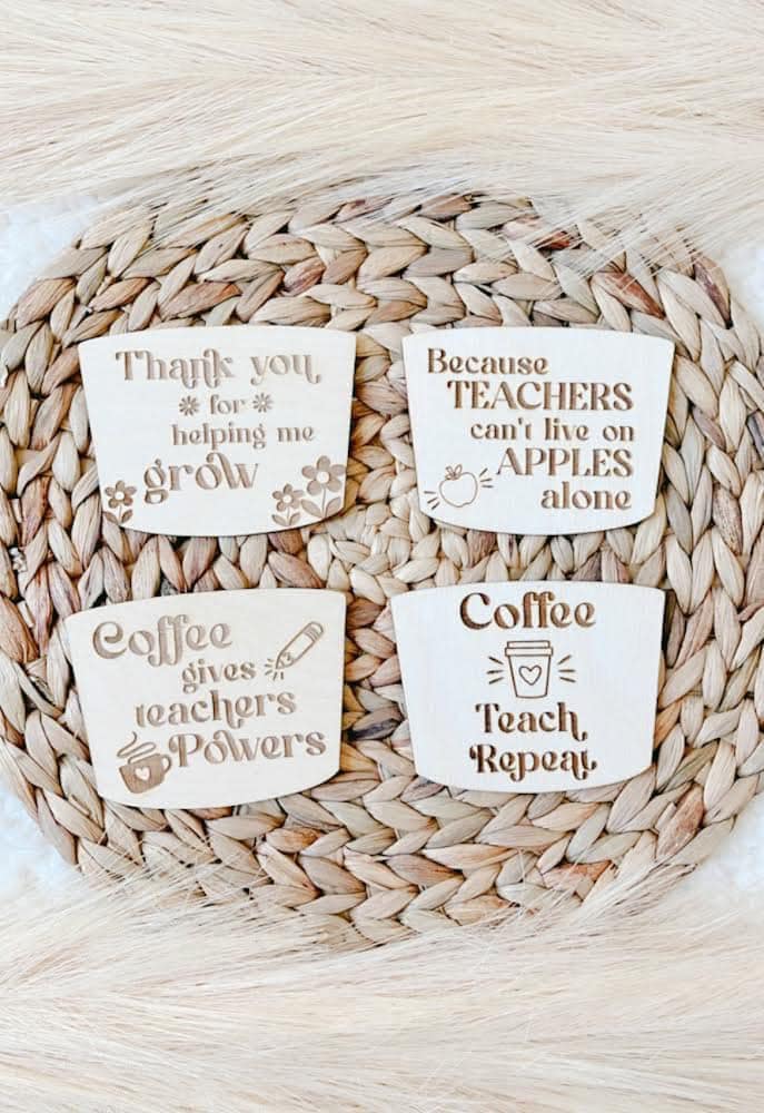 Gift Card Wood Holders /Magnets