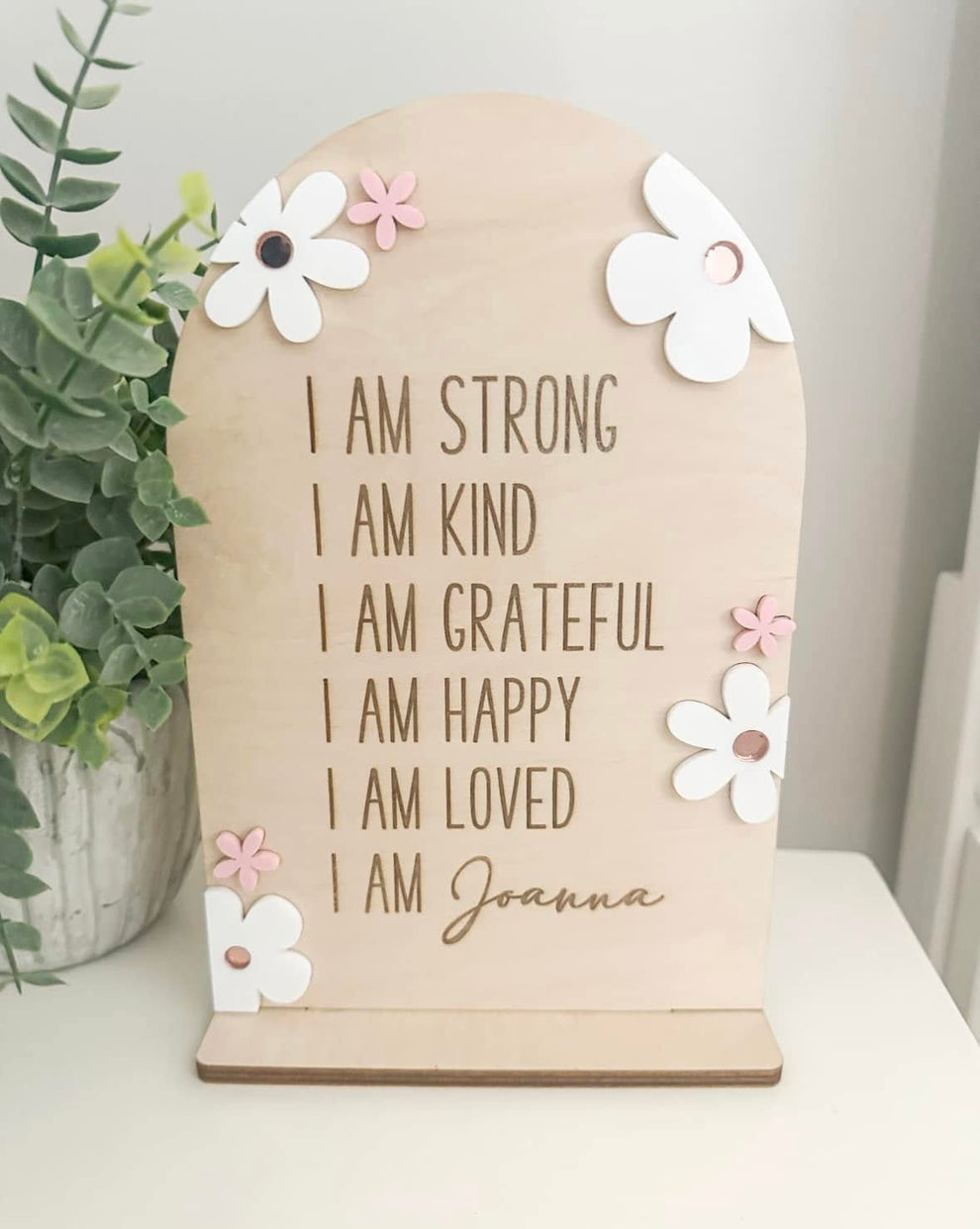 CONFIDENCE/AFFIRMATION SIGN – Waxhaw Custom Designs