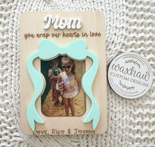 Mothers Day Magnet/Visor Clip-  bow style