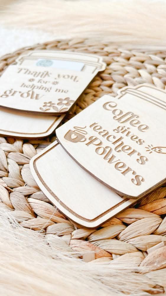 Gift Card Wood Holders /Magnets
