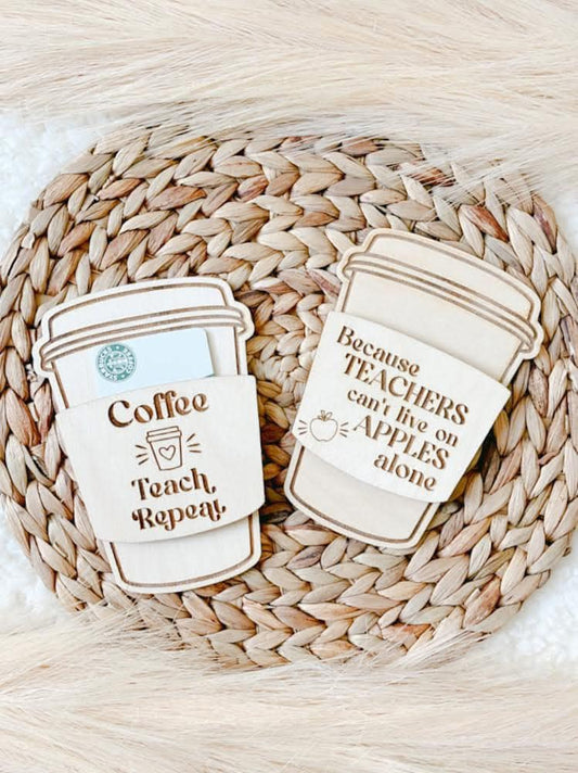 Gift Card Wood Holders /Magnets