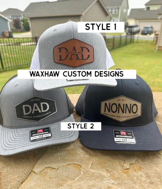 RICHARDSON 112 SIX PANEL ADJUSTABLE HATS-  DAD DESIGN