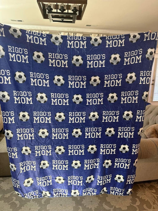 Personalized Sport Blankets    ETA 4 WEEKS