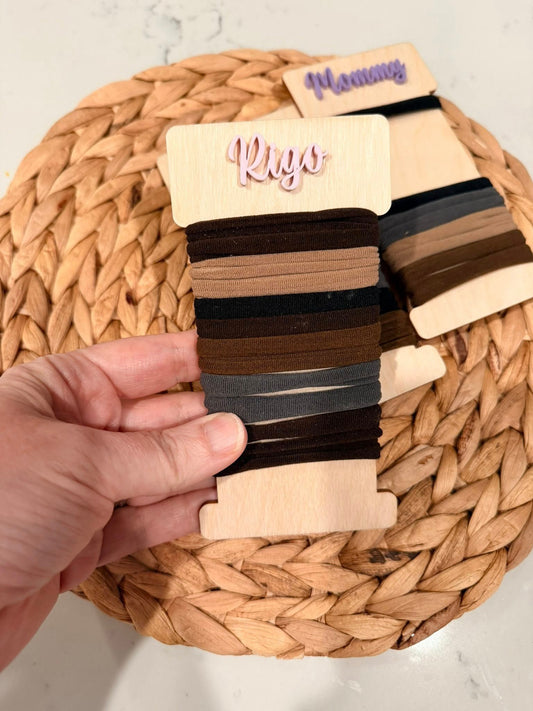 CUSTOM HAIR TIE HOLDERS