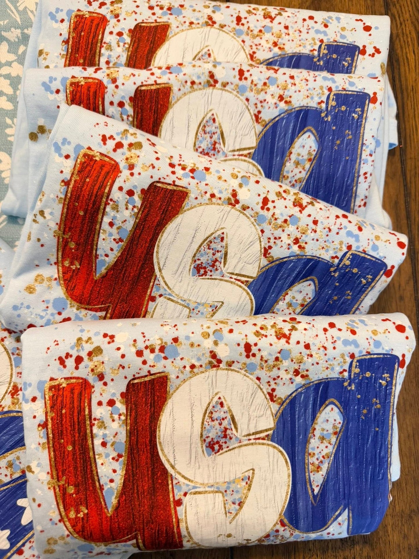 USA SPLATTER TEES/TANKS- RTS