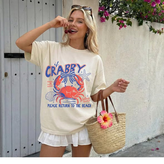 CRABBY BEACH --TEES/TANKS/SWEATSHIRT
