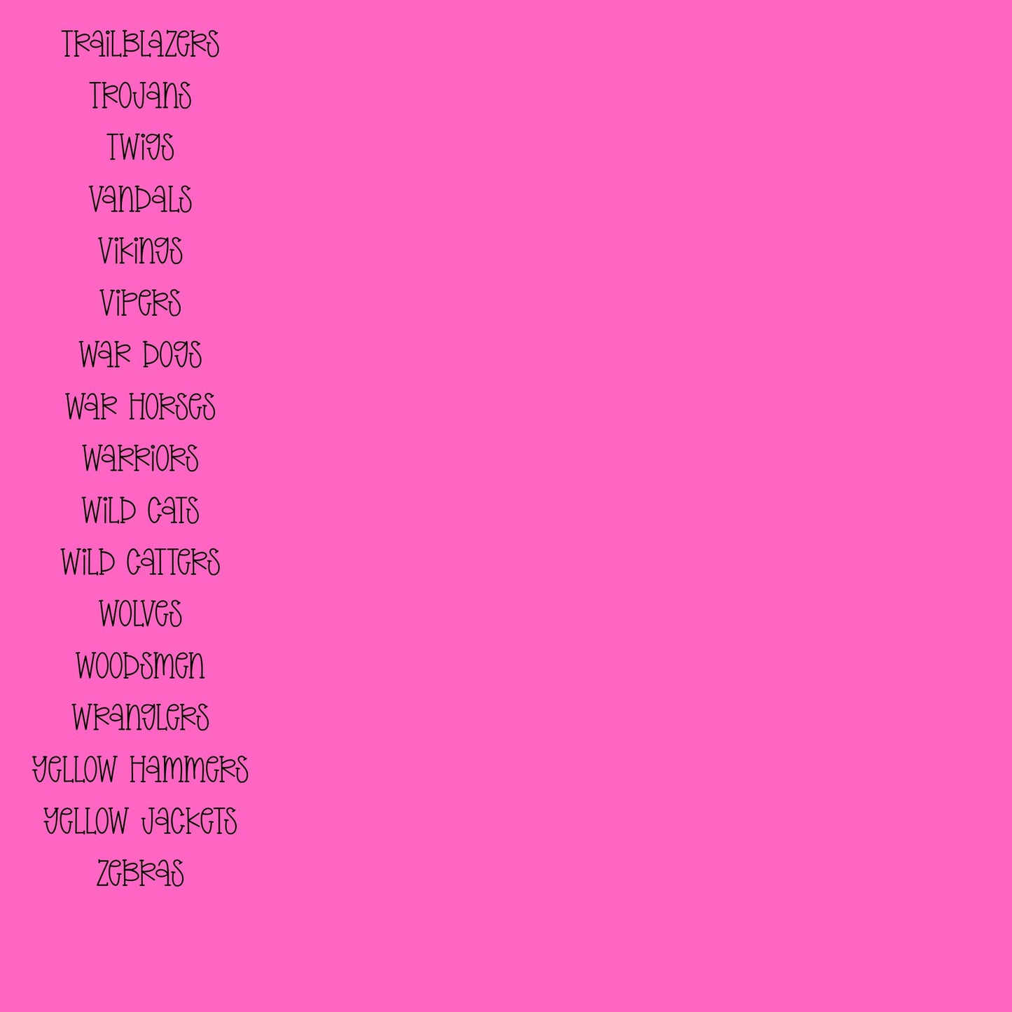 NEON MASCOTS
