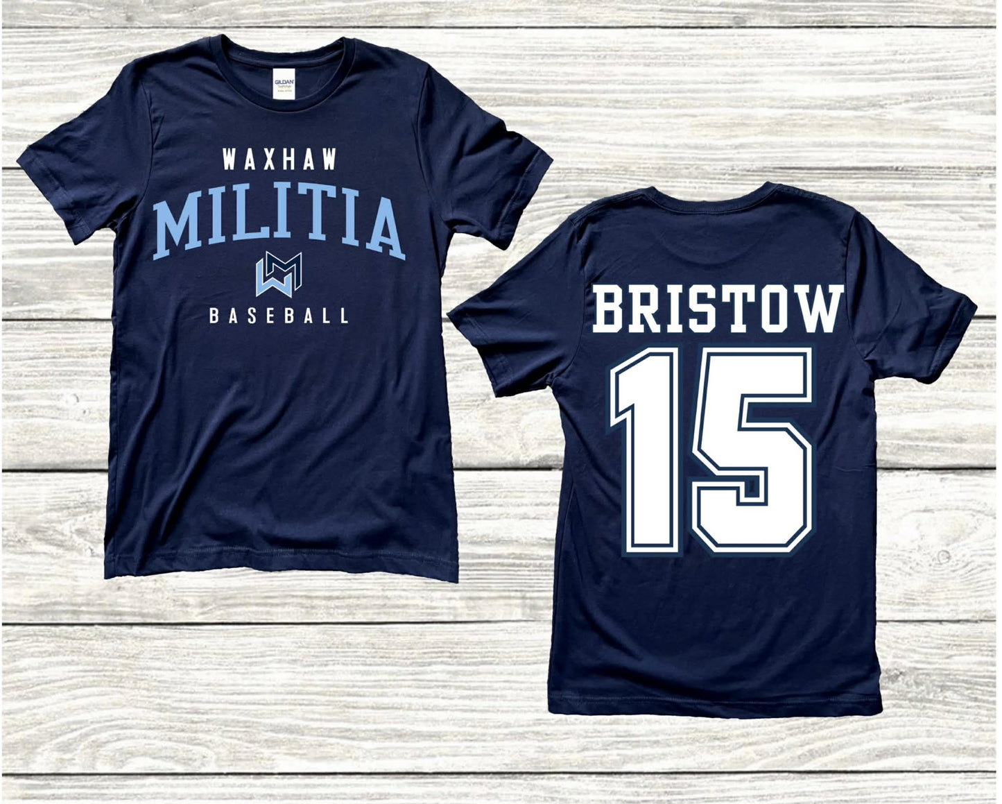 WAXHAW BASEBALL MILITIA T-SHIRT -  GILDAN BRAND