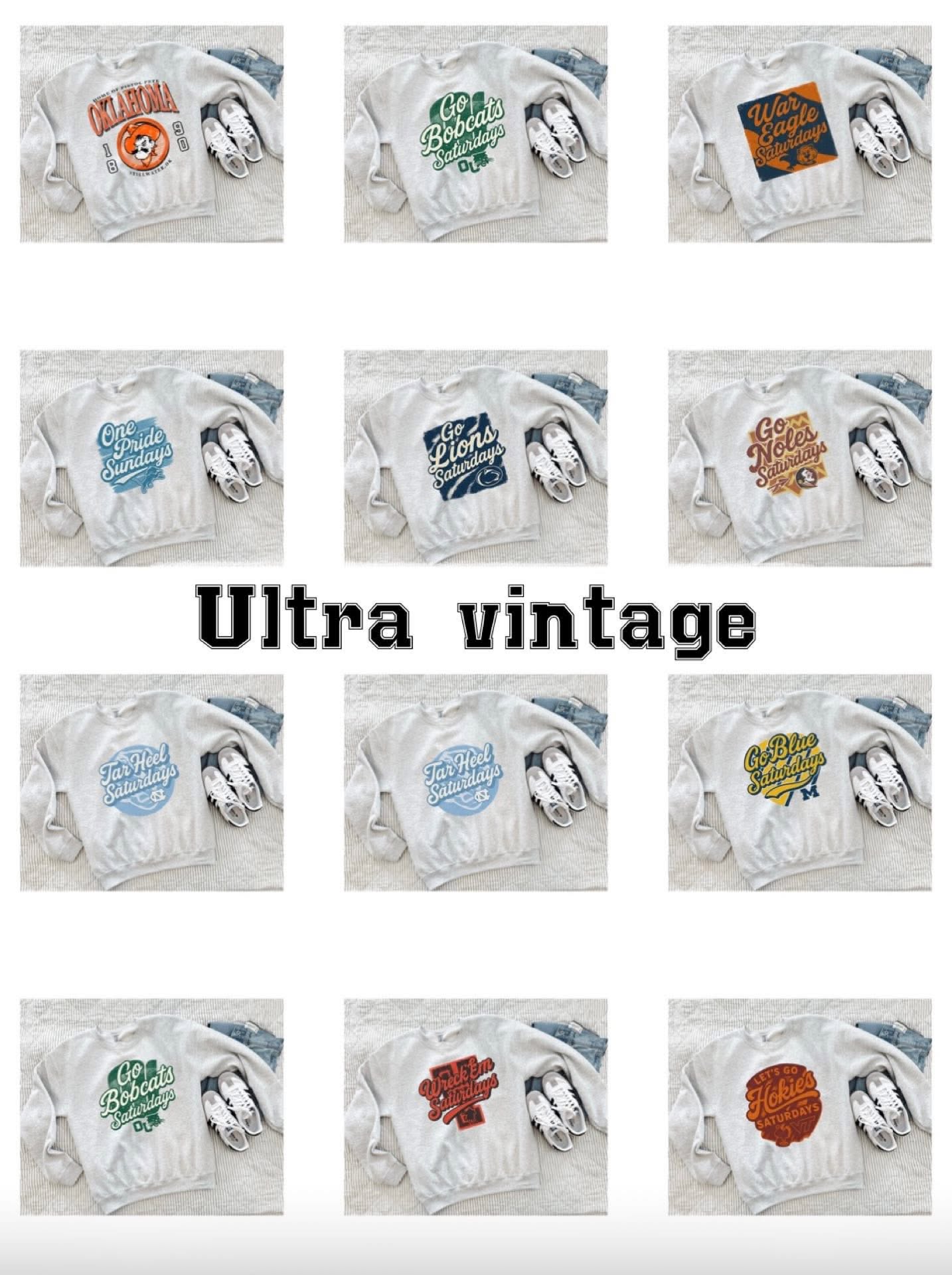 ULTRA VINTAGE TEES/SWEATSHIRTS