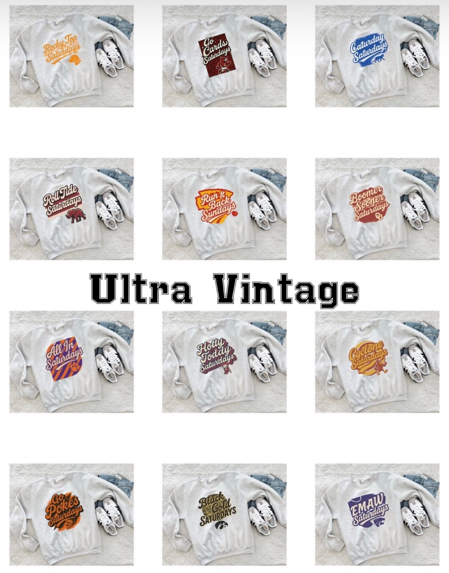 ULTRA VINTAGE TEES/SWEATSHIRTS