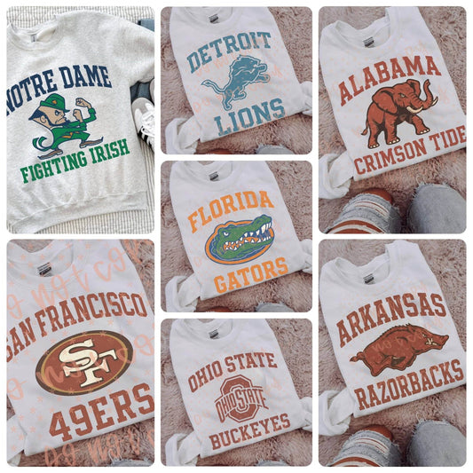 VERY VINTAGE  COLLEGE TEES AND SWEATSHIRTS
