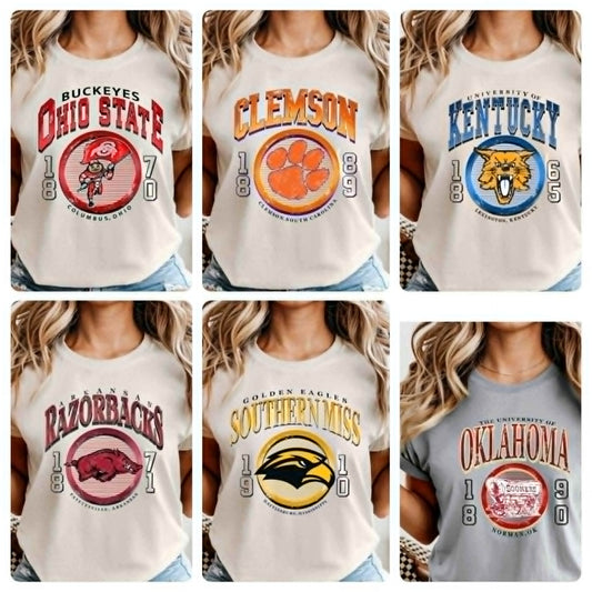 SPORT UNIVERSITY TEES/SWEATSHIRTS
