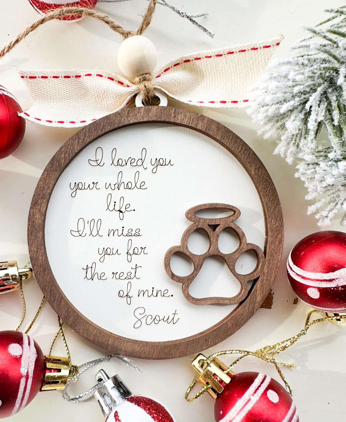 IN MEMORY OF / PET ORNAMENT