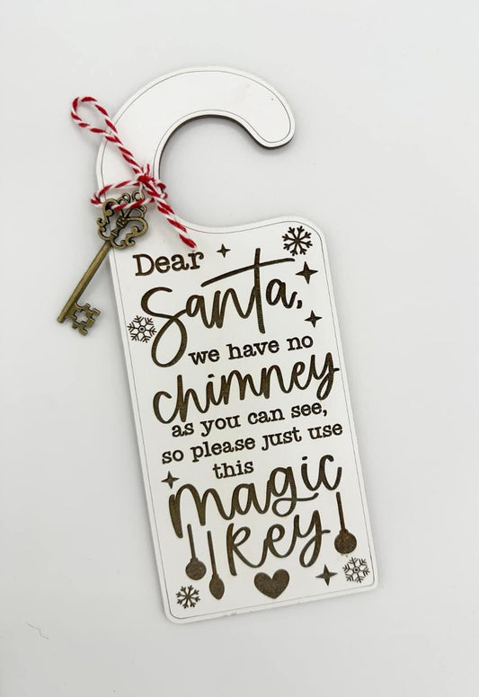 MAGIC KEY FOR SANTA DOOR KNOB HANGER