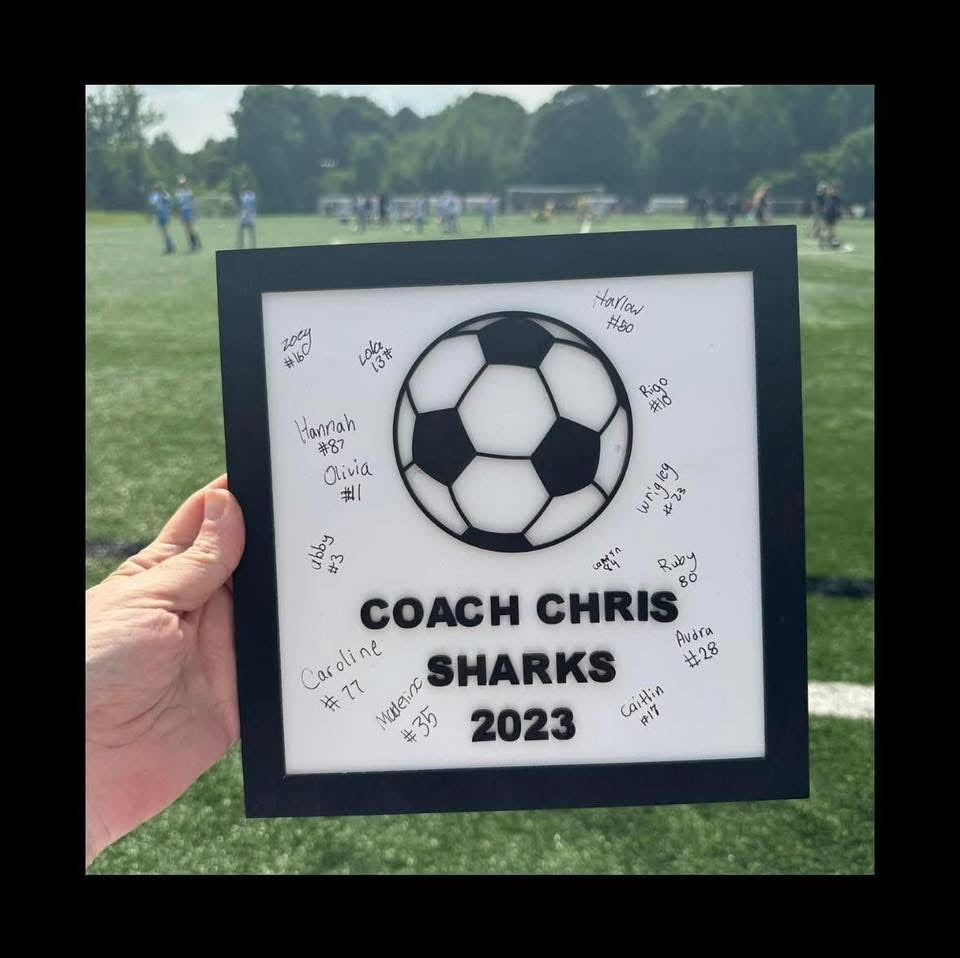 SOCCER COACH SIGNATURE SIGN – Waxhaw Custom Designs