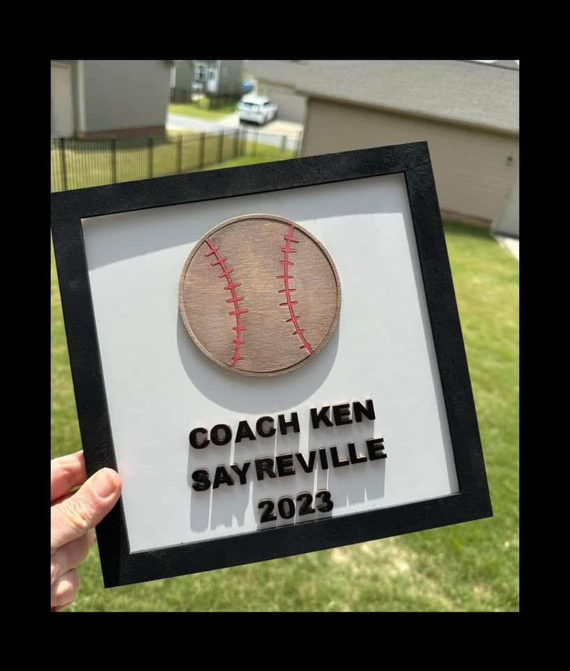 Baseball Design. Sign Template Baseball Signature sign – Waxhaw Custom Designs