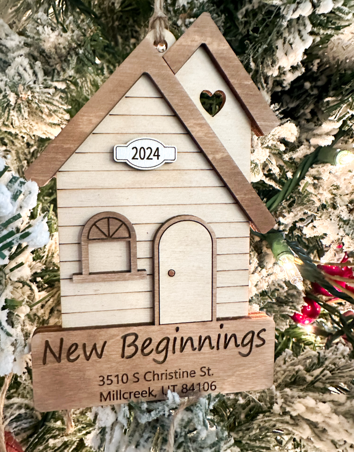 New Home Ornament- New Beginnings