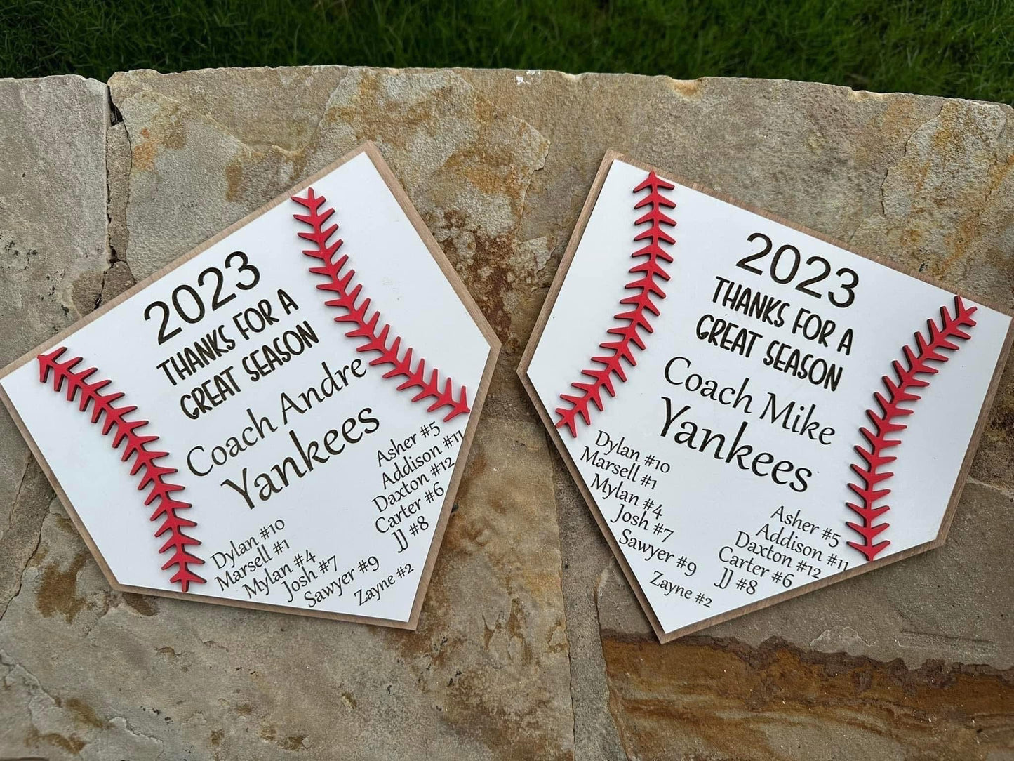 BASEBALL BASE COACH SIGN