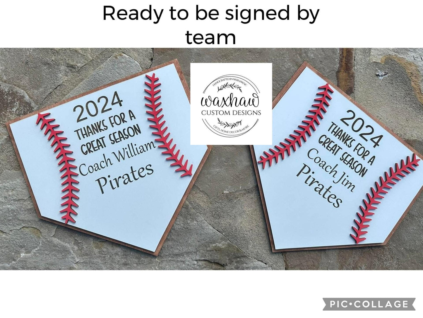 BASEBALL BASE COACH SIGN