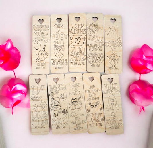 Valentine's Day Classroom Exchange Goodies- Book Marks