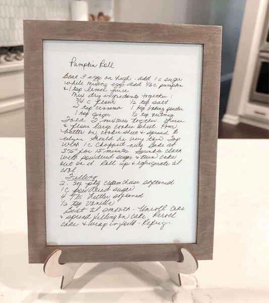 Personalized Recipe Frame