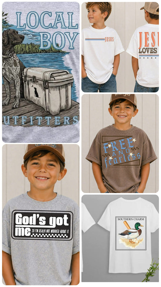 TEES FOR THE BOYS