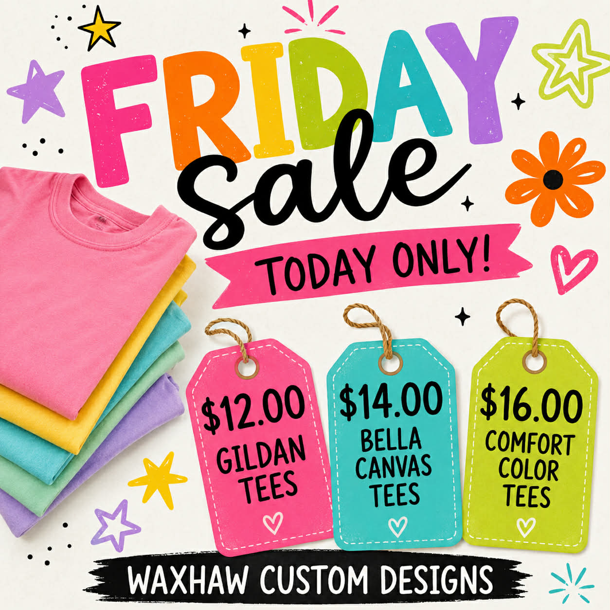 FRIDAY SALE  TAT 7 BUSINESS DAYS
