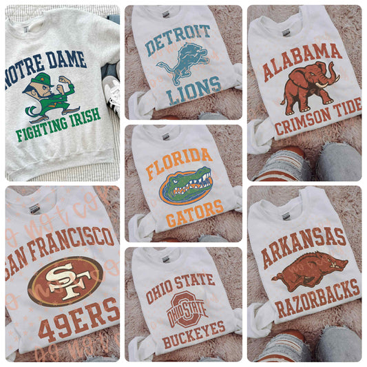 VERY VINTAGE COLLEGE SWEATSHIRTS/HOODIES